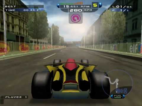 Nintendo GameCube ► Speed Challenge - Jacques Villeneuveu0027s Racing Vision