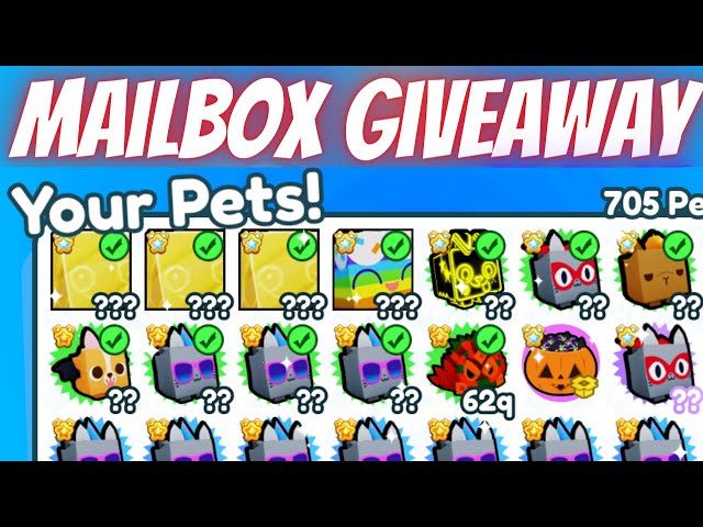 BlockyCity on X: Pet Simulator X - HUGE PETS GIVEAWAY! Don't miss out! 1.  Follow 2. Like & Retweet 3. Comment your username 🎉Winners will be  announced in my discord server. ( #