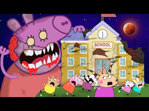 Peppa Pig Turns Into A Giant Werewolf At School | Peppa Pig Sad Story - Peppa Pig Funny Animation 1