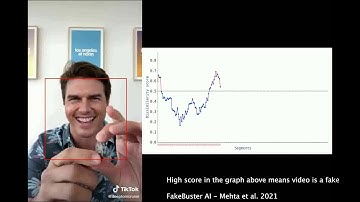 Deepfake detection on fake video of Tom Cruise