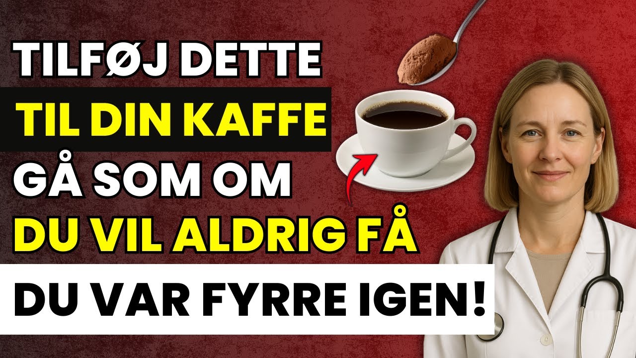 Årsagen til, at ældre tilføjer DETTE pulver til deres kaffe (livsændrende fordele!) | Dr. Katrine A.