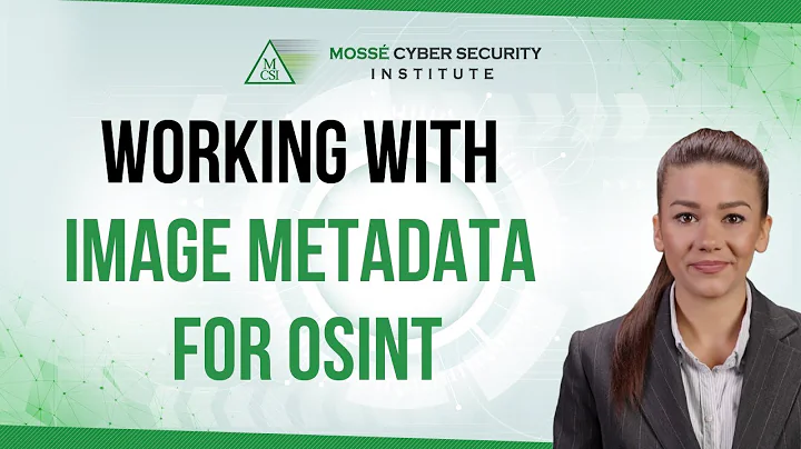 Working with Image Metadata for OSINT