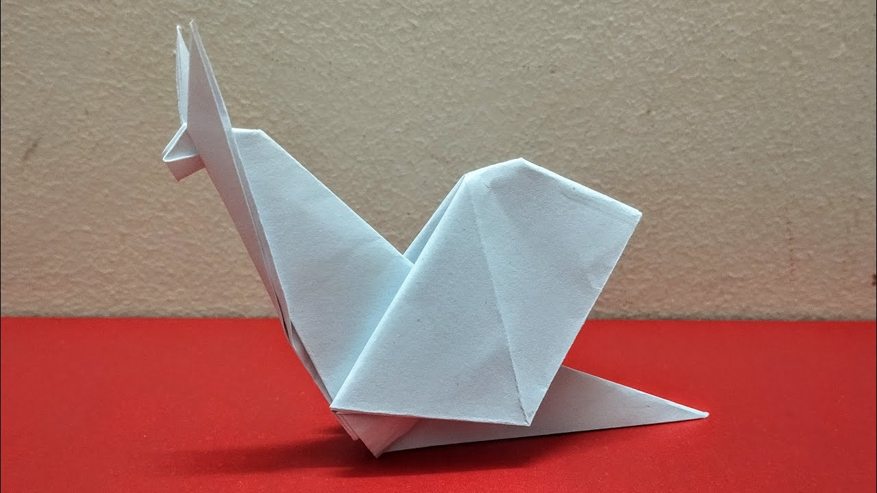 Origami Snail Paper - How to make Snail step by step