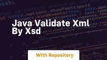 java validate xml by xsd