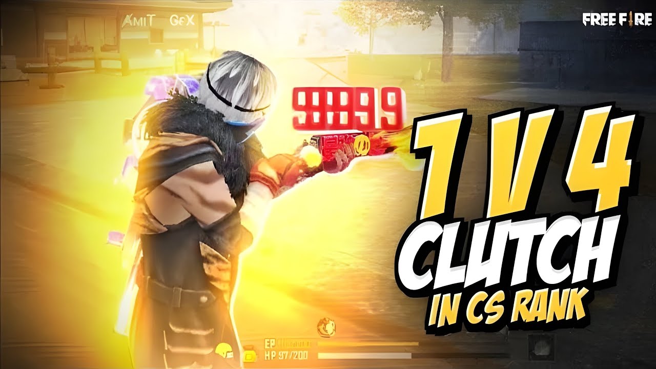 INSANE 1v4 CLUTCH Highlights 🔥 | Free Fire Montage | Vipan X Plays ...