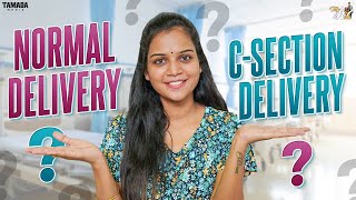 Normal Delivery..? || C-Section Delivery..? || Pregnancy Journey || @Mahishivan || Tamada Media