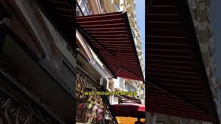 Cassette Awning, custom size, electric, LED light