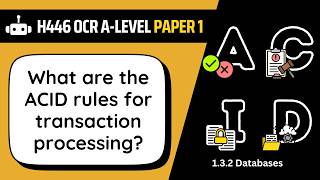 ACID Database Rules | 3.2f | OCR A-Level Computer Science