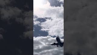 Jet2 737 Silver Livery Very Close Overhead Landing at Arrecife Airport Lanzarote #aviationlovers