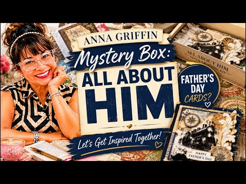 ラッピング・包装 ANNA GRIFFIN ALL ABOUT HIM CARD KIT Anna Griffin Mystery Box: All About Him Let's Make Father's Day