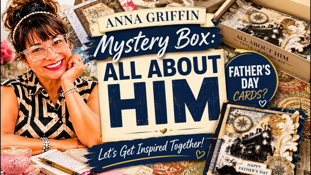 ラッピング・包装 ANNA GRIFFIN ALL ABOUT HIM CARD KIT Anna Griffin Mystery Box: All About Him Let's Make Father's Day