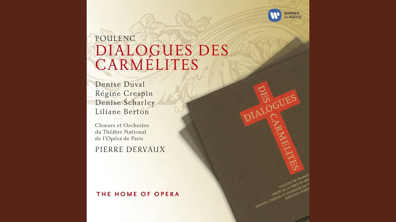 Dialogues des Carmélites, FP 159, Act 2: "Qui Lazarum resuscitasti a monumento foetidum"...