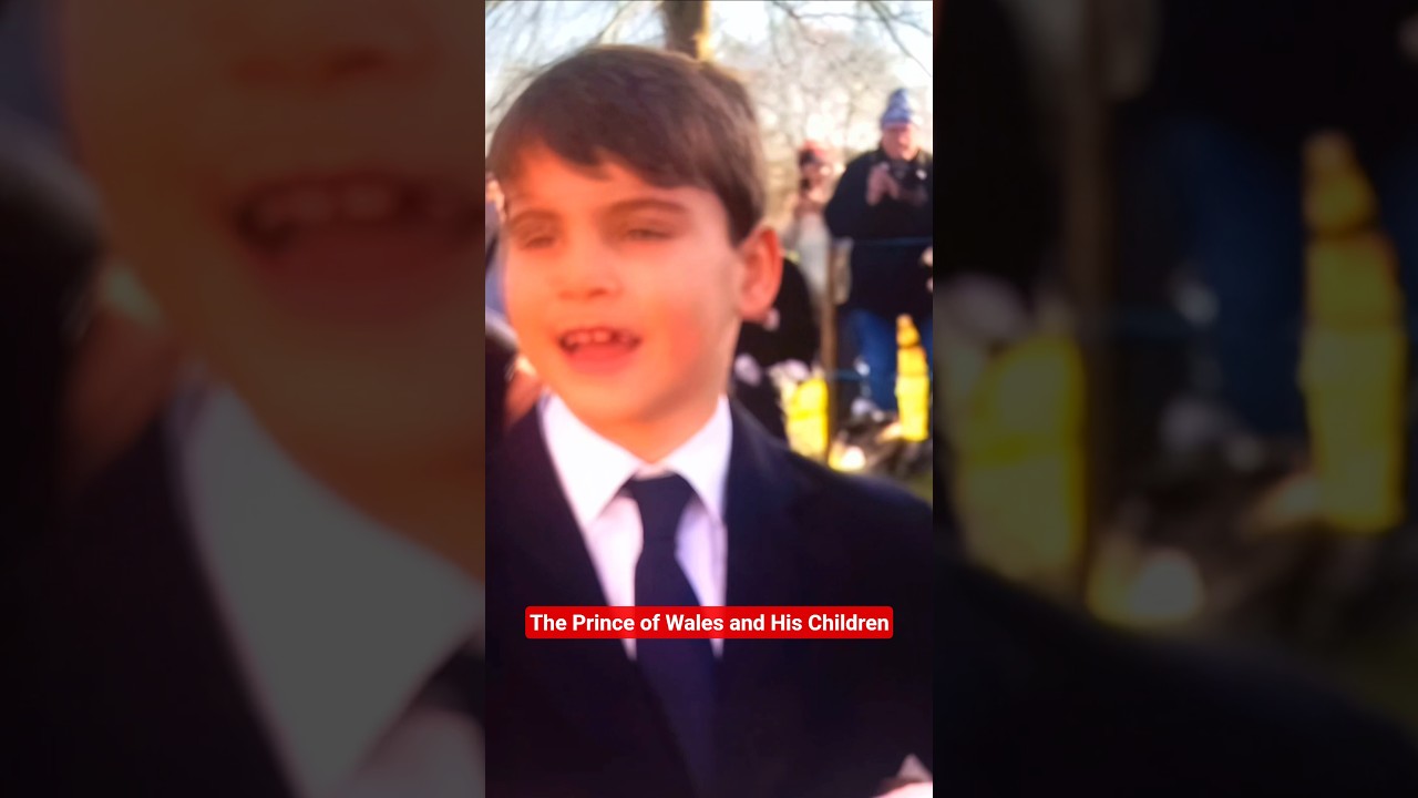 Принц Уэльский и его дети в Сандрингеме в Рождество 