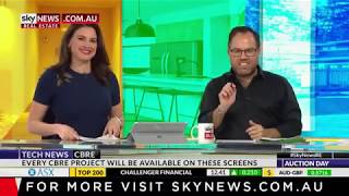 Sky News features CBRE's Digital Display Suite