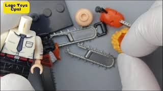 lego chainsawman | chainsaw devil | minifigures lego unofficial