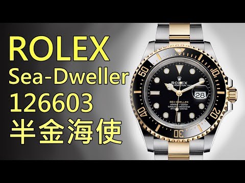 【半金海使】ROLEX 勞力士 Oyster Perpetual Sea-Dweller 蠔式恆動海使型 126603