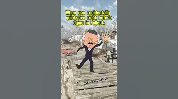 when you accidentally quicksave right before dying #fallout #memes #shorts