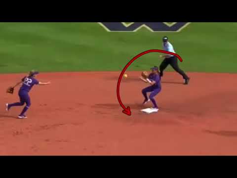 Softball Double Play Mechanics [Softball Infield Tips]