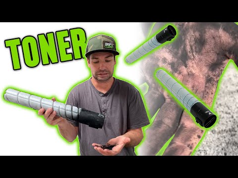 Watch me explode this Konica Minolta Printer Toner Cartridge!