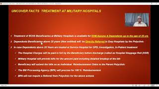 V 95 - UNCOVER FACTS - TREATMENT AT MILITARY HOSPITALS