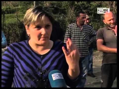 ამორტიზებული ქუჩა მახვილაურის დასახლებაში