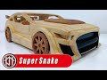 2020 Ford Mustang Shelby GT500 - wooden toy car build