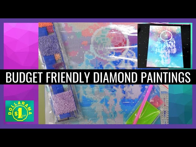 Quick and Easy Last Minute Diamond Painting Gift Under $5 (Dollarama) 