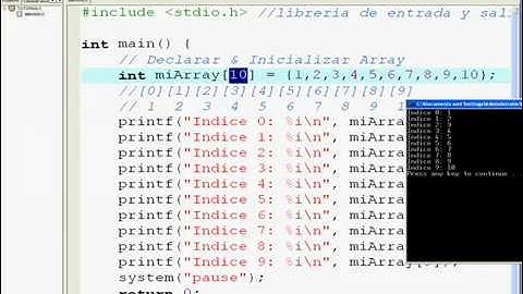 Programacion en C - "Arrays (Matriz)"