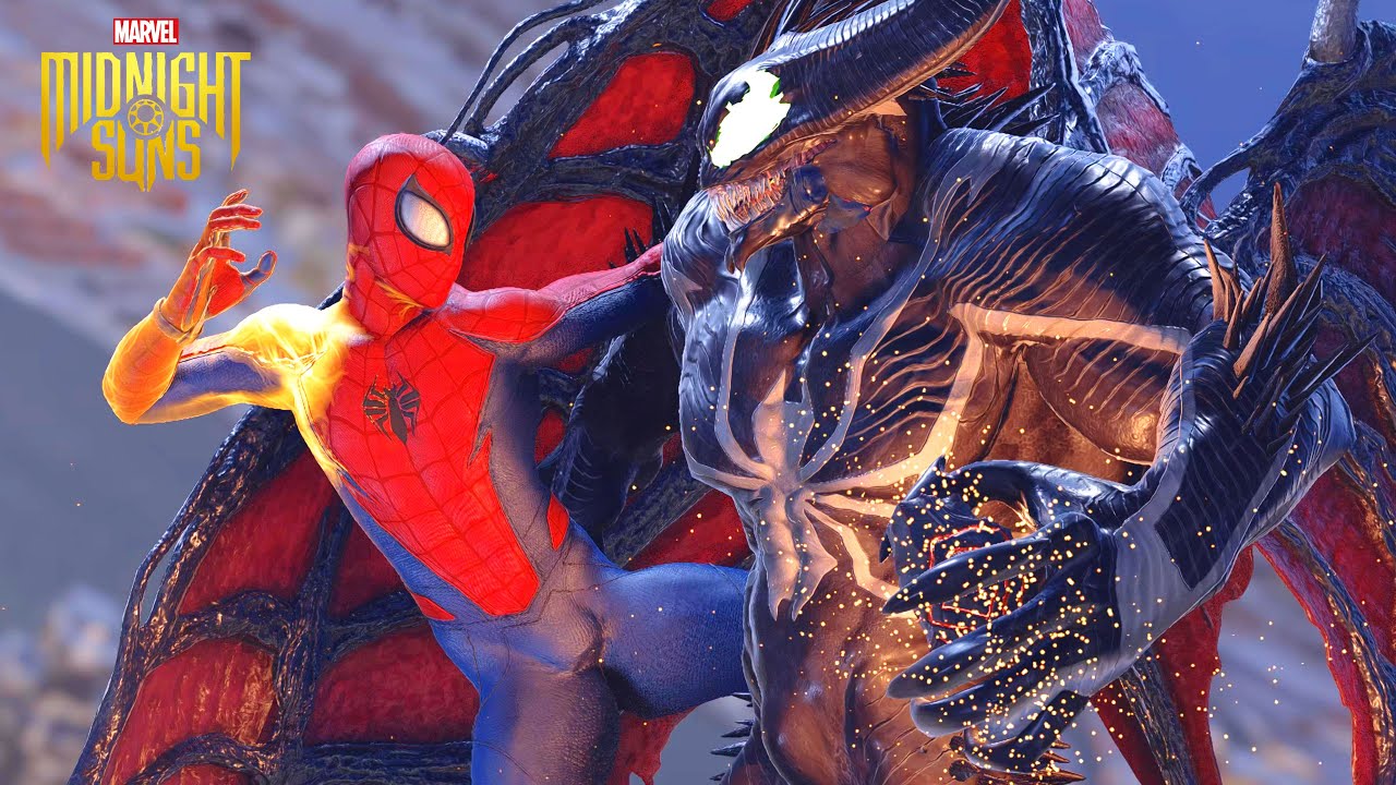 Midnight Suns Spider-Man Vs Fallen Venom Boss Fight -  Marvel's Spider-Man 2 PC