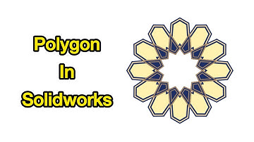SolidWorks Polygon Tutorial | Inscribed vs Circumscribed | Full Sketch Guide