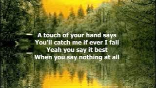 When You Say Nothing At All by Keith Whitley (with lyrics)