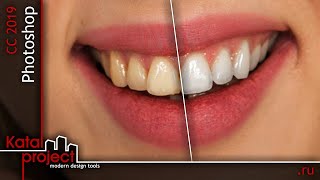 Отбеливание Зубов | Урок Photoshop | Katalproject