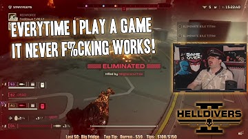 DSP the Unluckiest Helldivers 2 Player in the World, Crazy Bugs & Dumb Teammates