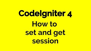 CodeIgniter 4 HMVC - How to set and get session