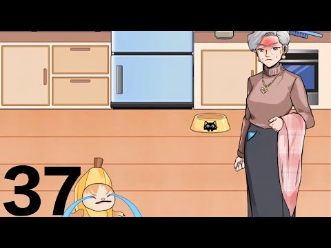 Brain Tease Puzzle Level 37 Help Grandma Calm The Naughty Kitten