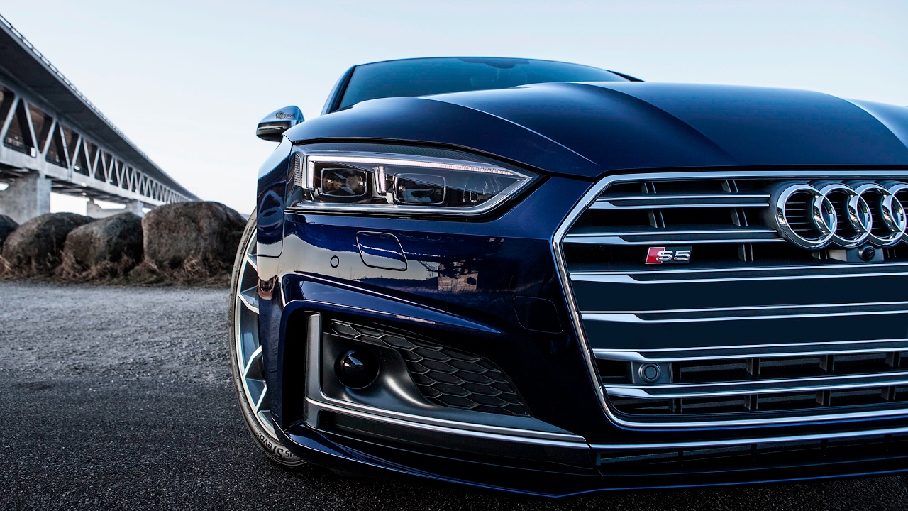 The NEW 2017 Audi S5 Coupé (354hp, V6 Turbo) - Driving, Exterior, interior, details etc