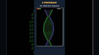 C Program That Generates Human DNA! 🧬#shorts