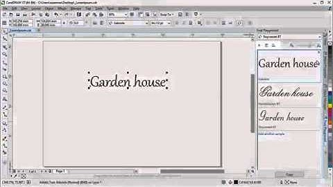 Tutorial CorelDRAW®  Experiment with Fonts and OpenType Features to Create an Effective Logo