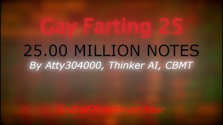 [Crappy Black MIDI] Gay Farting 25 (Full 18+ UPDATE)   25 MILLION NOTES | End of Freshman Year