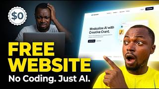 ⁠How to build a website with AI for free | no coding #aitutorial  #aiforbeginners  #aiwebsites