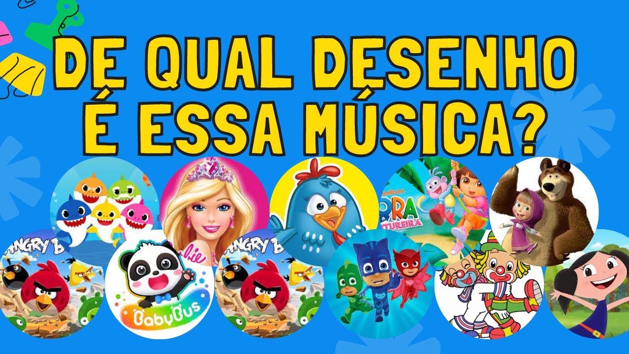 QUIZ #13 Edição Infantil. De que desenho é essa música? SEJA UM NINJA DAS MÚSICAS