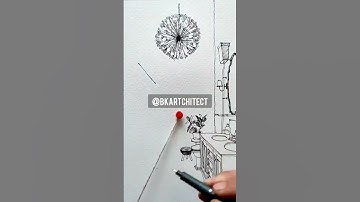 This bathroom...😍!!!! #drawing with a string #cool #hack #trick Music: Stylish Intro Logo Youtube