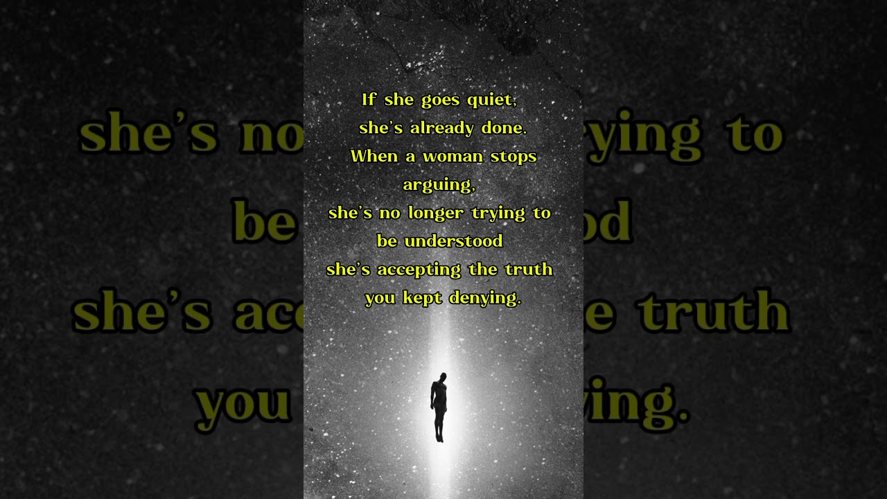 When She Goes Quiet… It’s Already Over | Dark Psychology of Detachment