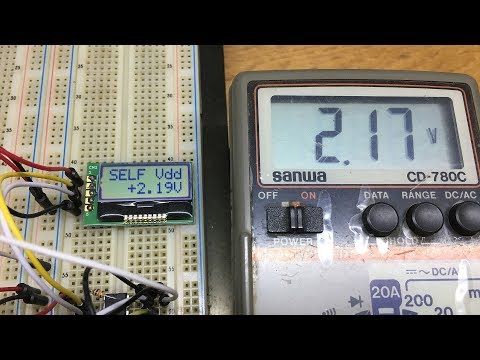 【電子工作】PICで自分の電源電圧を測定してみる
