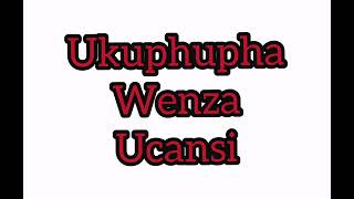 Ukuphupha Wenza Ucansi Kubika Lokhu