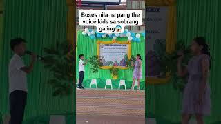Boses nila na pang the voice kids sa sobrang galing 😱