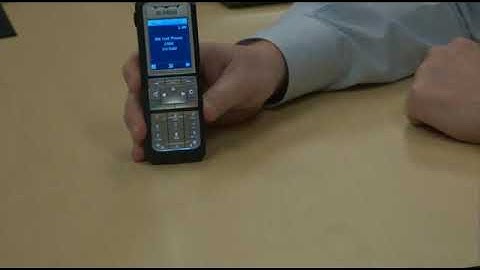 Call Hold Mitel 622D DECT