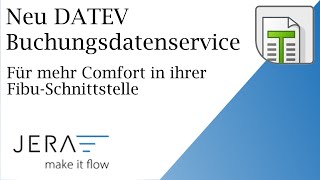 Jetzt Neu Datev Buchungsdatenservice Für Ihre Fibu-Schnittstelle