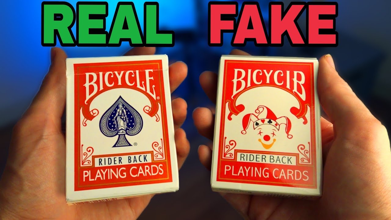 Deck Review - Bicycle Fake Playing Cards [HD] - YouTube