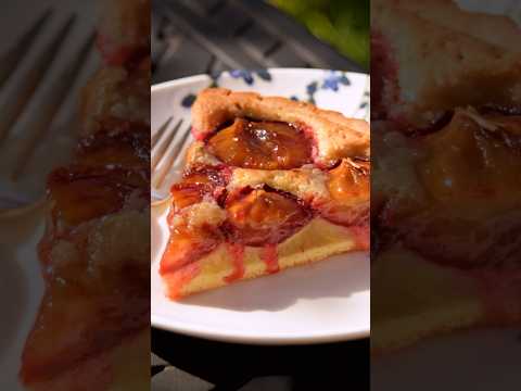 Plum Tart with Almond Cream